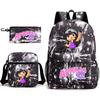 Spielwaren Aphmau Schultasche Cartoon Rucksack Federmäppchen Umhängetasche Dreiteiliges Set
