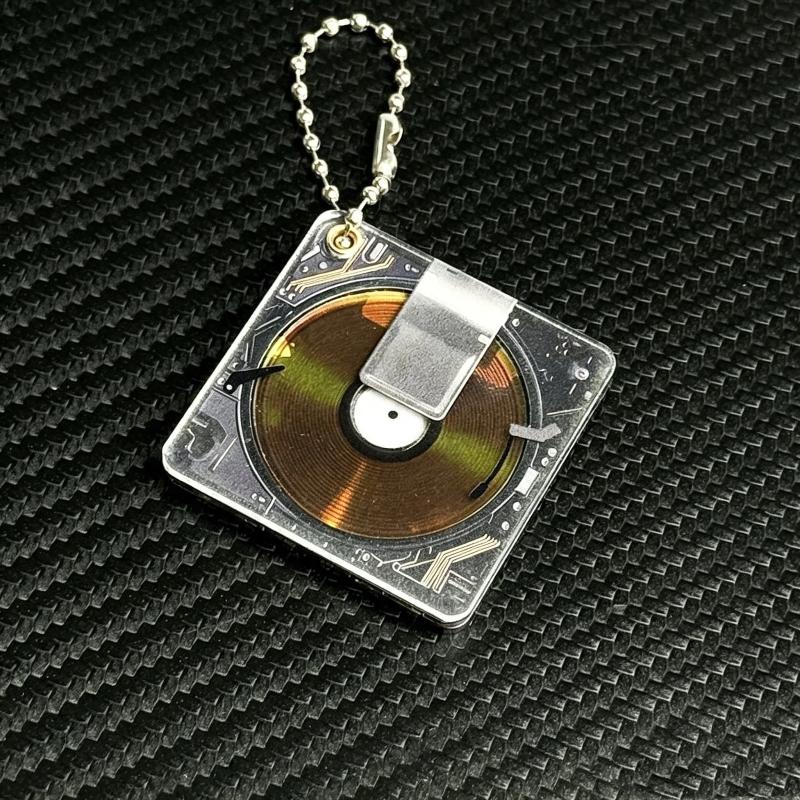 Acrylic Keychain Exquisite Retro Game Pattern Fadeless Print Lightweight Bag Pendant Ideal Gift for Teen Game Lovers