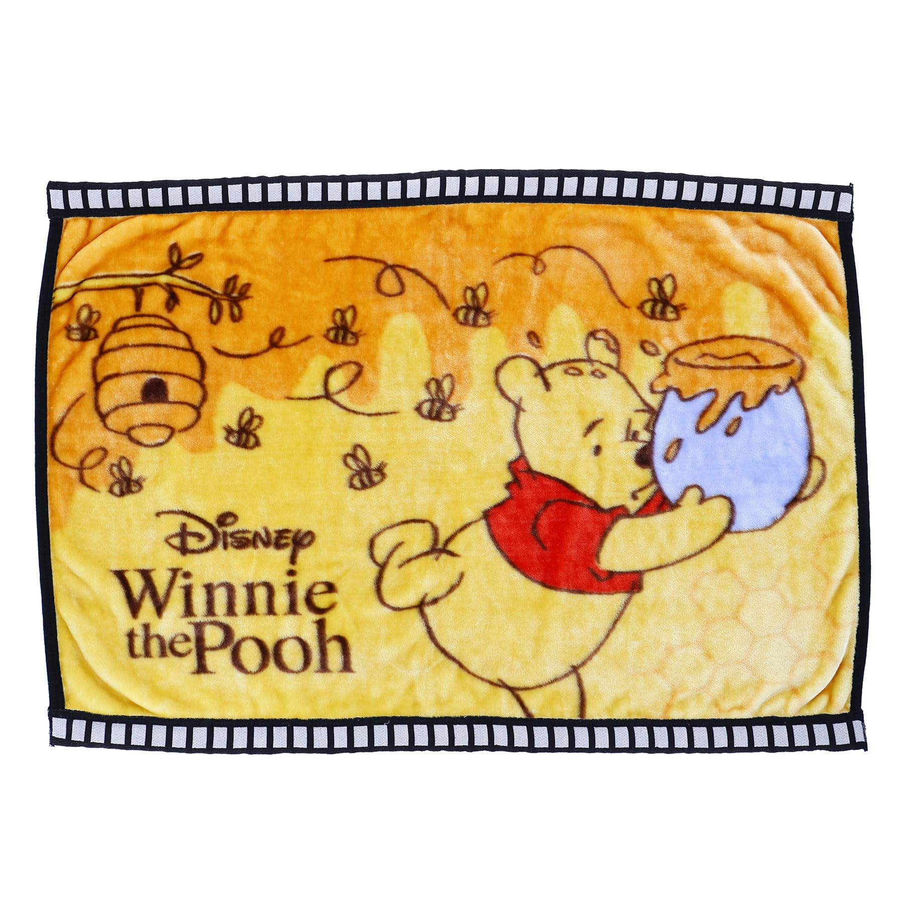 

Marushin Disney Winnie the Pooh Busy Bee Polyester Meyer Cute and Stylish Winter Product 2245036400 Blanket, Fabric, Fluffy, Warmer, Number