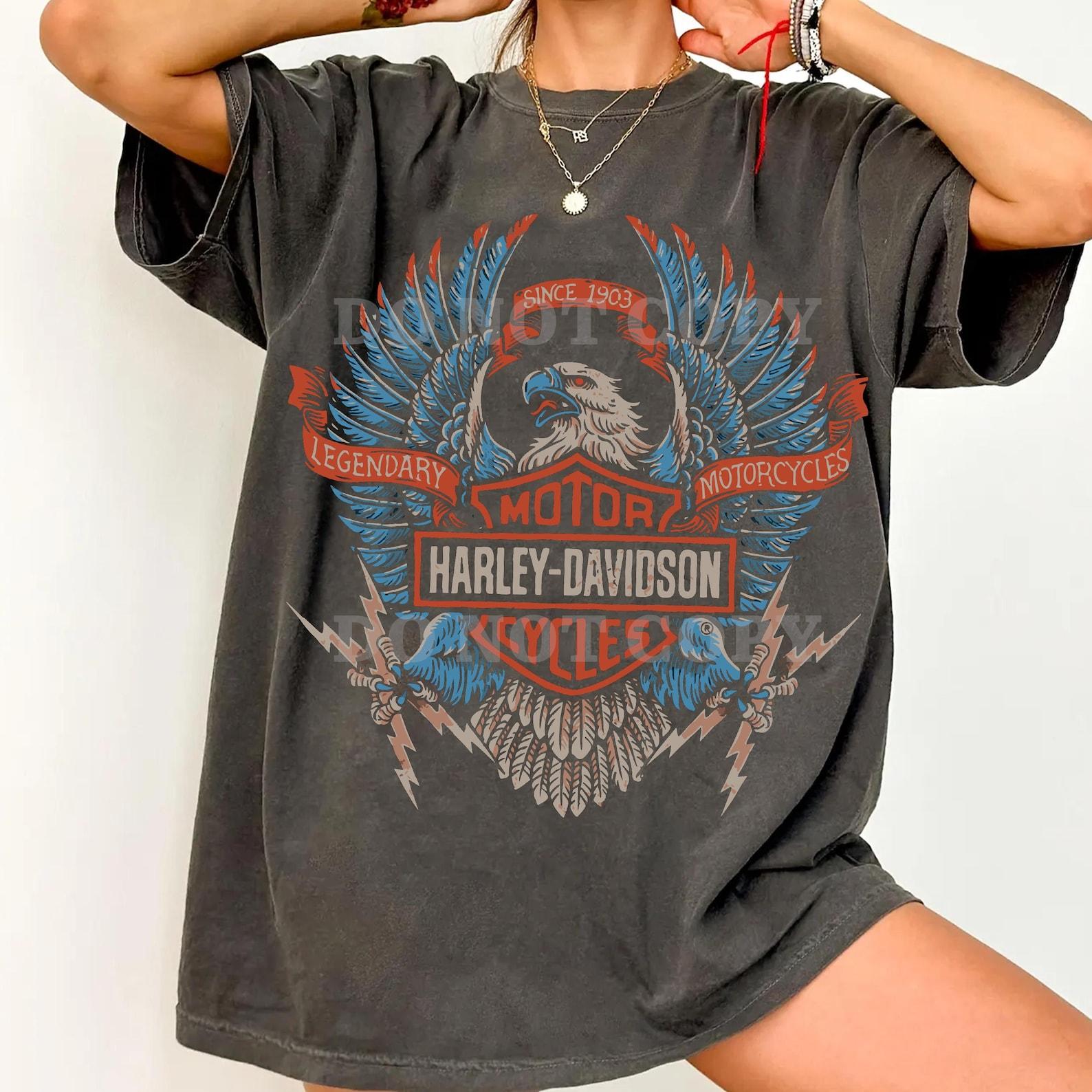 Comfort Colors Harley Davidson T shirt M