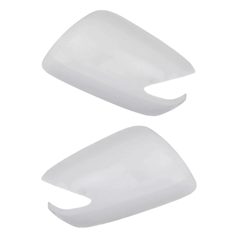 1Pc Car Side Door Wing Rearview Mirror Cover Cap for Honda Fit/Jazz 2009 2010 2011 2012 2013 Left Right Unpainted White