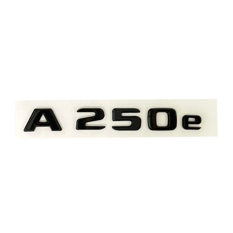 For Mercedes Benz NEW 3D ABS Car Letters Logo A250e Badge Sticker Rear Trunk Emblem Decals For Mercedes Benz A250e W177 Tail Marking DP1