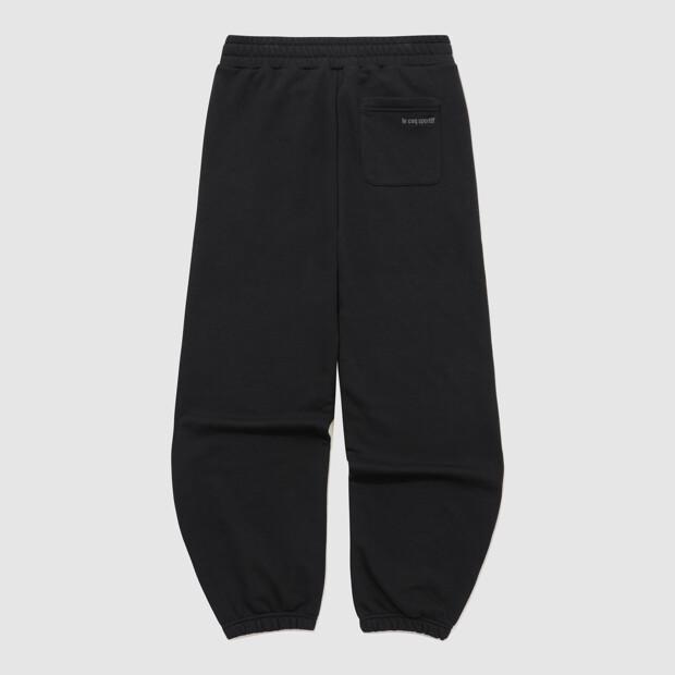 LECOQ Unisex Loose Fit Jogger Pants Black Qr123Lfp21