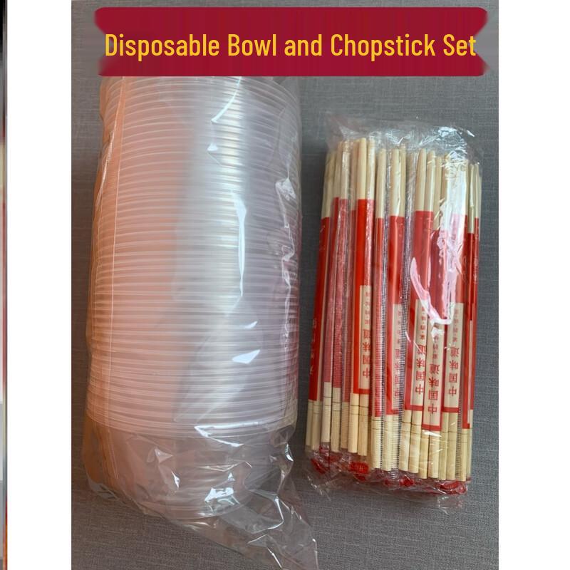 Disposable Bowl and Chopstick Combo Set