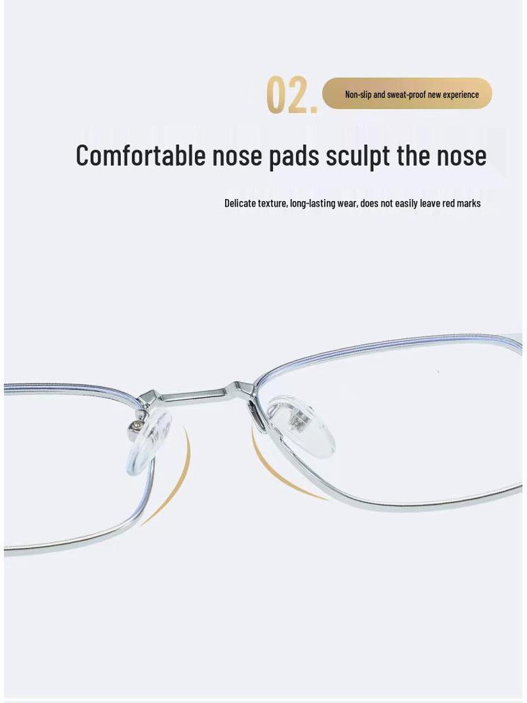 2025 Unisex Retro Half-Rim Square Eyeglass Frame
