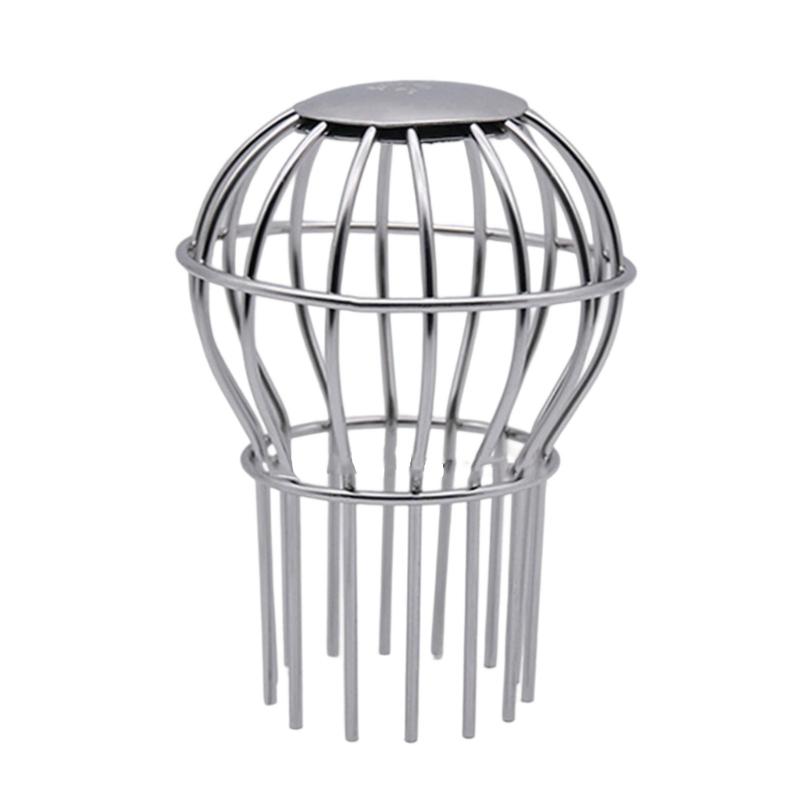 Upgraded Spherical Leaf Guards Drain Cover Steel Anti Clogging Design Drain Grate for Roof Balcony Easy Installation
