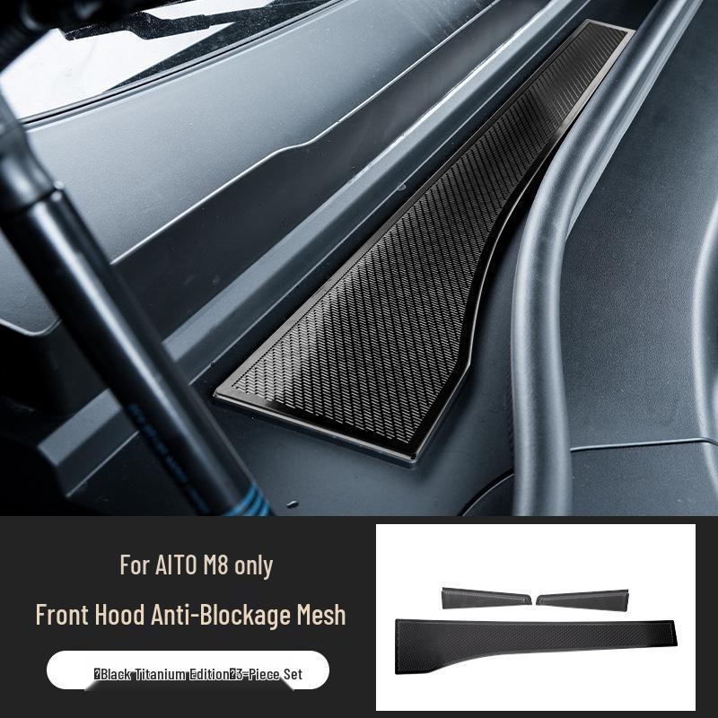 AITO M8 Hood Insect Net: Engine Compartment Air Vent Dust Cover