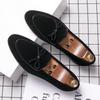 Spring Summer Leather Men's Loafers Handmade Casual Leather Shoes Outdoor Slip-On Flats Moccasins Leisure Walk Man Driving Shoes