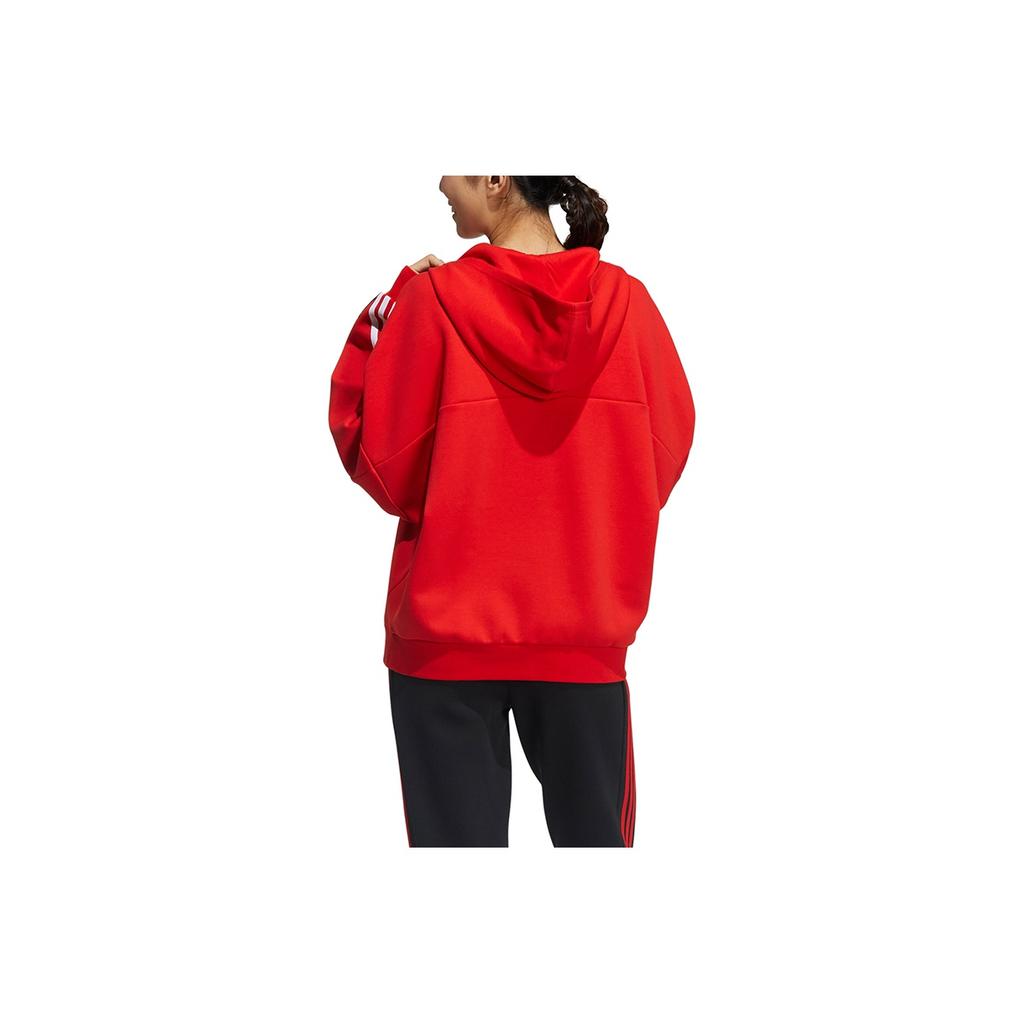 adidas Neo Cny Serie Half-Zip Sport-Hoodie Damen Hoodies Leuchtend Rot GP5752