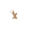 MamacitaSlay Cute Shiny Rhinestone Mini 26 Initial Letter DIY 316L Stainless Steel Charms Jewelry Accessories Round Chain Women