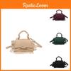 Stylish Minimalist Pu Handbag For Women With Fringe And Stitching For Everyday Use