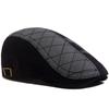 Letter Label Men Berets Fashion Embroidery Vintage Newsboy Cap Spring Autumn Flat Caps For Male Casual Outdoor Women Sun Hat