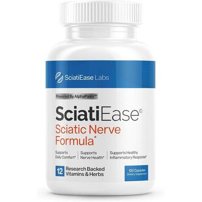 Fórmula para el Alivio del Nervio Ciático - Salud del Sistema Nervioso, Antioxidante 120 Cápsulas