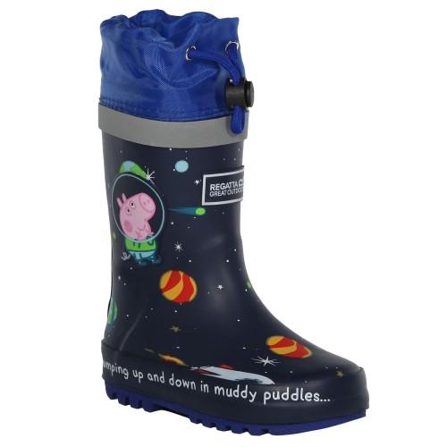 

Regatta Childrens/Kids Peppa Pig Space Wellington Boots 4 UK Child