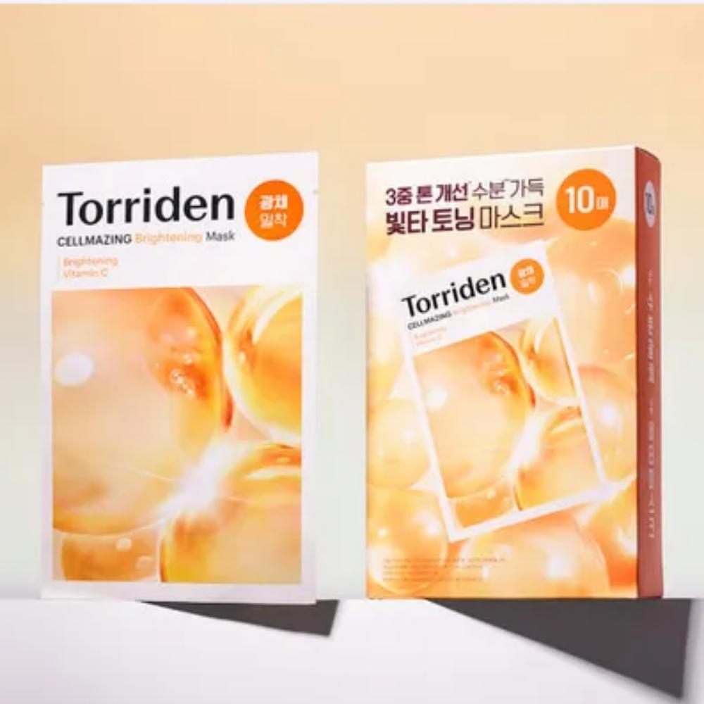 

Torriden Cellmazing Vita C Brightening Mask Pack (10 Sheets) / K-Beauty KOREA COSMETIC