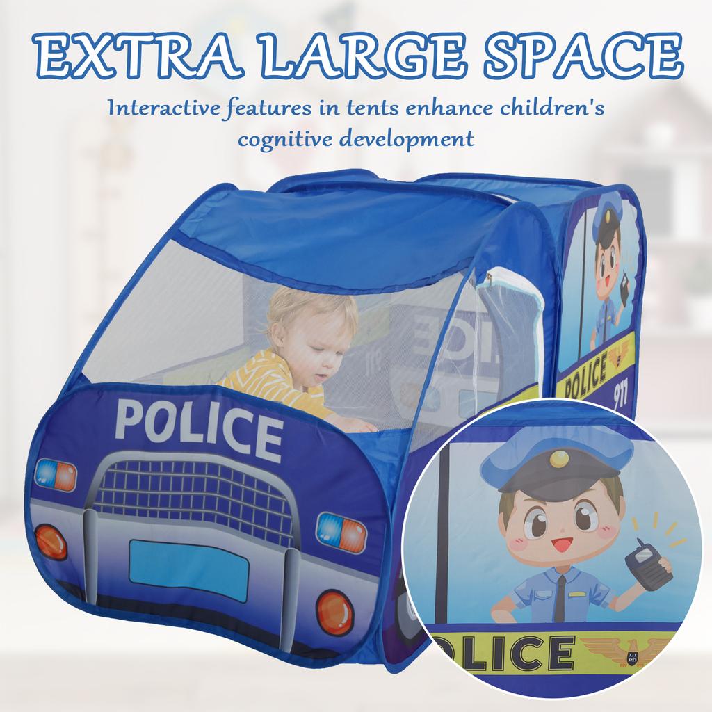 Kids Food Truck Play Tent with Storage Bag Pop Up Play Tent Portable Kids Play Tent Foldable Role Play Toy Multifunctional Food