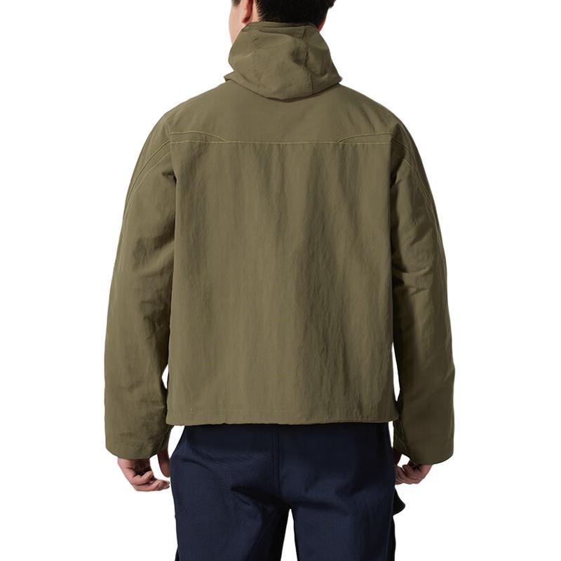 Adidas Fitness Running Zip Hooded Jacket Men Jackets Military-Green JD5420