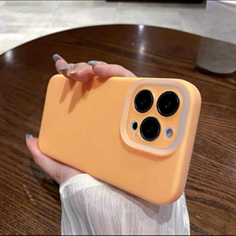 Jelly Official Real Liquid Silicone Suitable for IPhone 16 Phone Case Skin Feeling Full-inclusive Lens Apple 15 Protective Case