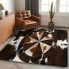 Stylish Printed Area Rug: Non-Slip Washable Floor Mat for Living Room, Bedroom, Kitchen, Entryway, Indoor Outdoor Home Decor