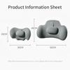 Car Headrest Neck Pillow Washable Waist Pillow for Car Seat Back Cushion Memory Foam Auto Lumbar Universal Automobiles