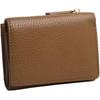 Small Wallet for Women RFID Blocking Genuine Leather Card Holder Minimalist Tri-Fold Purse with Zipper Coin Pocket
