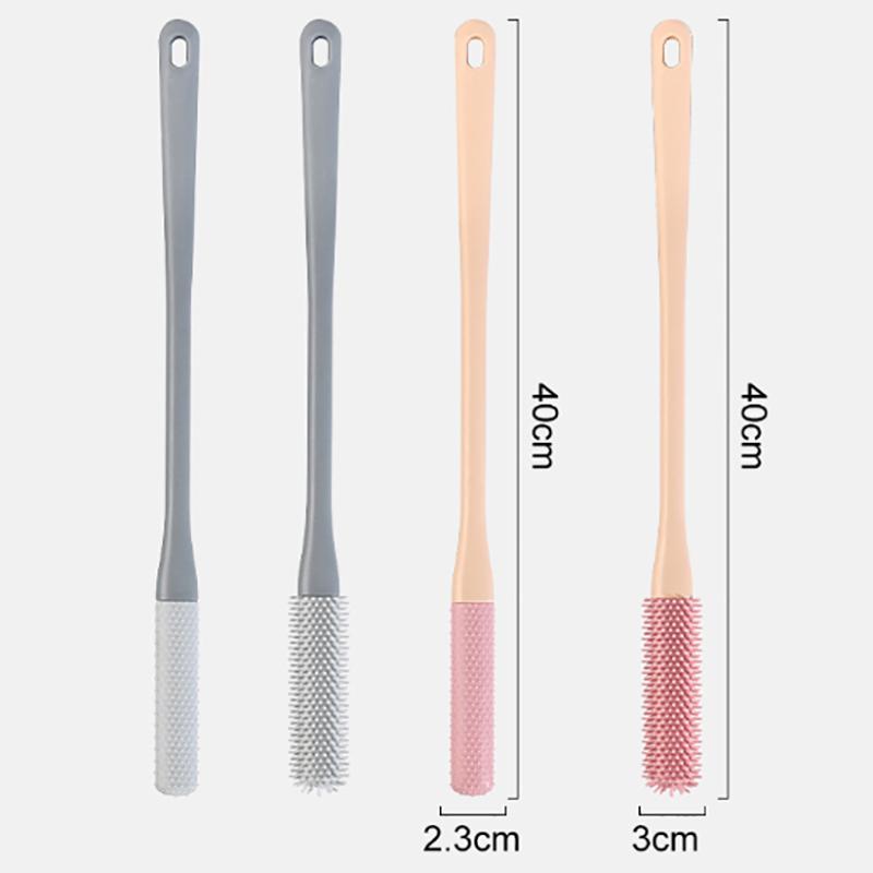 Foot Scrubber Brush Anti-Itch Exfoliating Brush Head Soft Bristles Long Handle Toe Cleaning Brush for Deep Cleaning Easy To Use And Clean Foot
