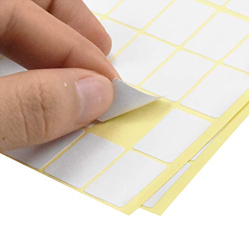 Removable Blank Small Label Stickers 13 19mm Waterproof Handwritten Price Tags for Office School and Home—Ideal for Storage Organization and Sor