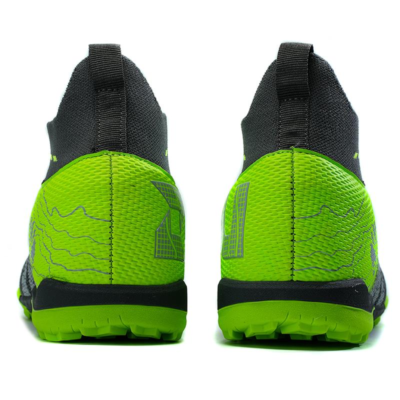 Men's High-top Sock Mouth Football Shoes Youth Sports Shoes Football Training Shoes Art Makeup Lawn Children Football Boots