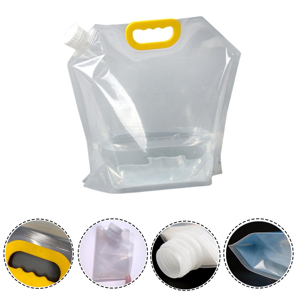 1.5/2.5/5/10L Large capacity Outdoor Water Bag Foldable Portable Drinking Water Bag Camping Hiking Emergency Water Storage Bag