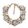 Short Necklace Women's Fashion Jewelry Full Diamond Exaggerated Flower Necklace Clothing Accessories
