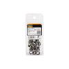TRUSCO Hex Nuts, Type 1, Stainless Steel, Size M8 X 1.25, 45 Pieces, B25-0008, Silver