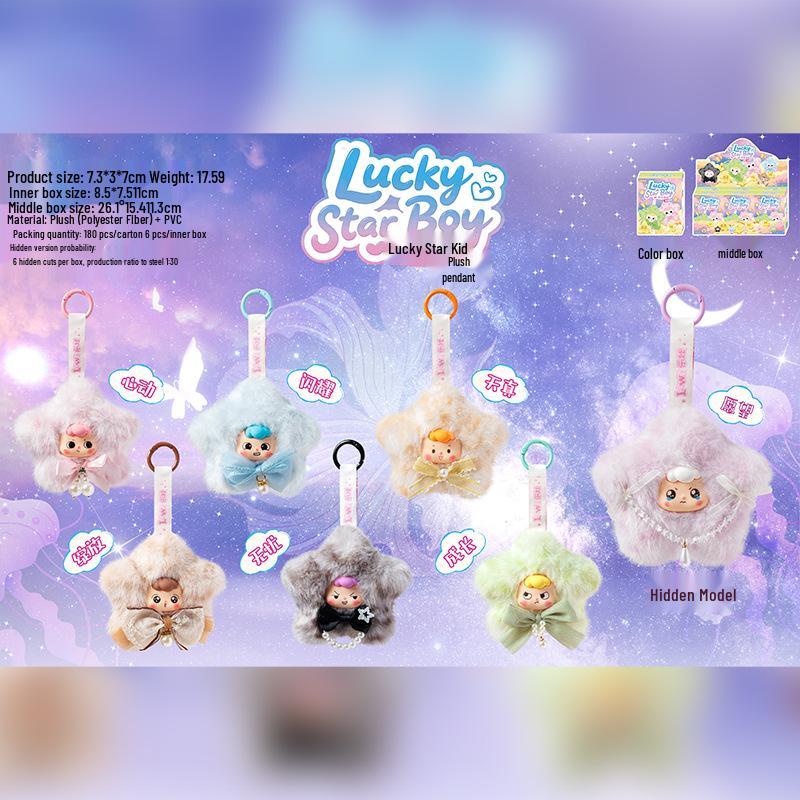 Three Little Hairs Lucky Rabbit Plush - Cute Bedroom Decoration