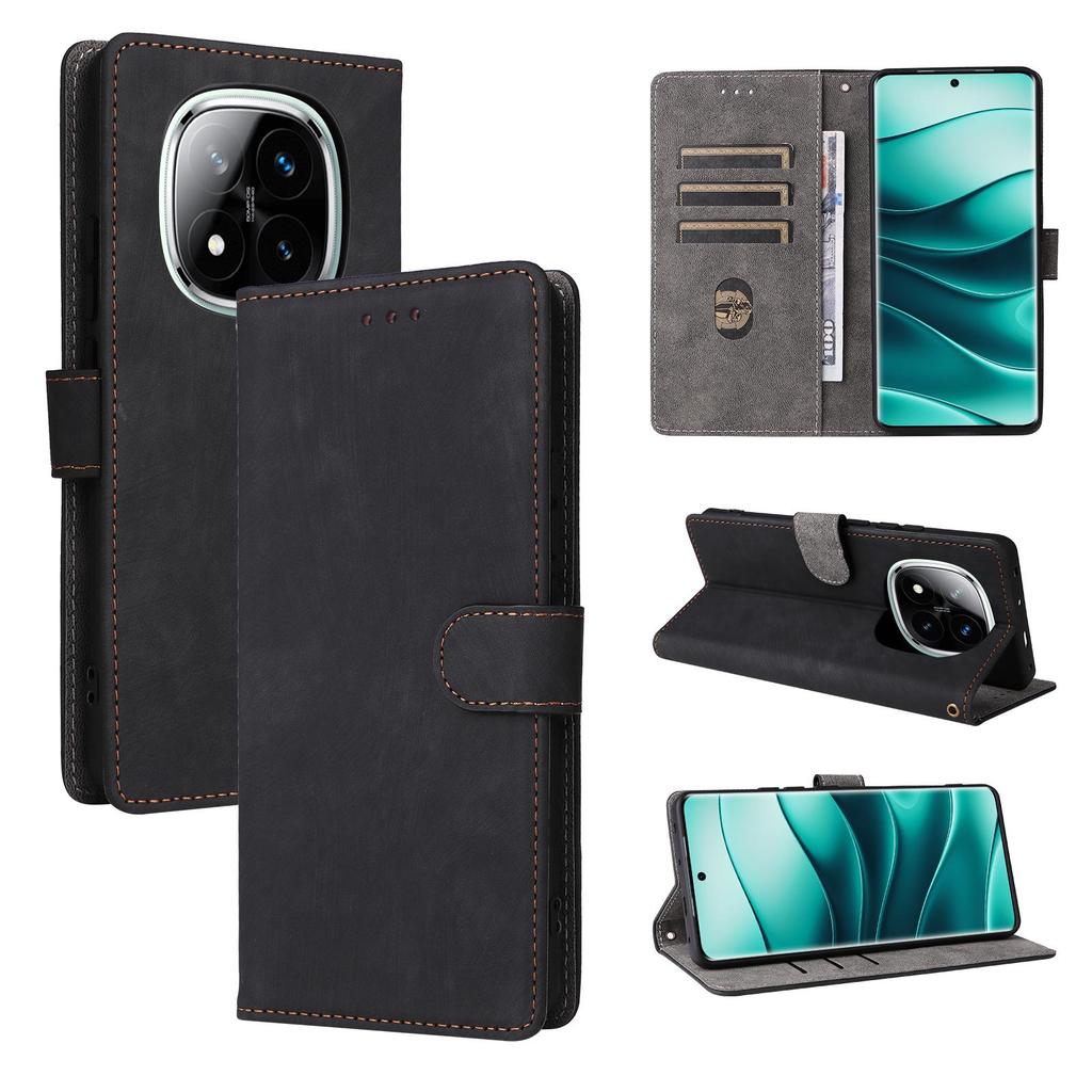 Leather Flip Cases For Xiaomi Redmi Note 14 Pro 4G Leather Case Shockproof Wallet Shockproof Bumper Flip Covers