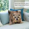 Rock Hyrax Animal Pillow Case Short Plush Pillow Covers Sofa Decorative Gift Home Double-sided Printing Cushion Cover