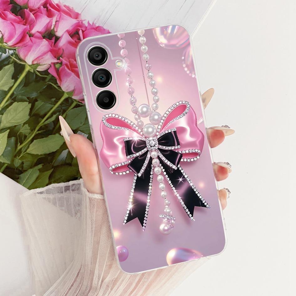Silicone Case For Samsung Galaxy A16 Cover SM-A165F New Colorful Flower Soft Phone Case For Samsung A16 A26 A36 A56 5G Protector