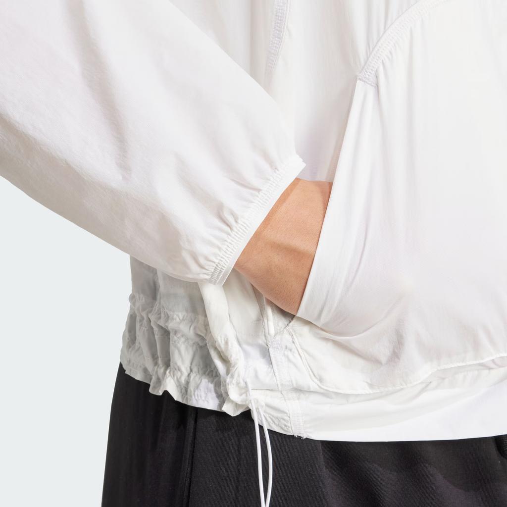 New Adidas CITY ESCAPEWindbreaker Jacket Women's White JP0464