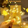 5/20m Rechargeable RGB String Lamp LED Fairy Light String LED Flashing Warmlight Adjustable Dimming forBedroom Christmas Tree