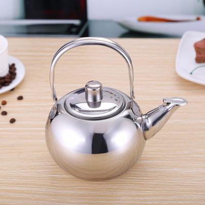 Stainless Steel Teapot Coffee Pot Tea Kettle with Strainer Infuser Filter Home