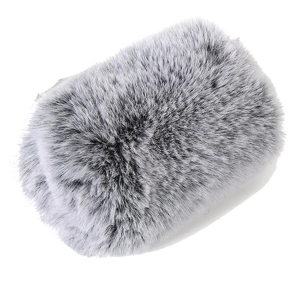 

AllBright Windscreen Wind Jammer Microphone Cover for Stereo Reduces Wind Noise Microphones, (12cm) сірий колір