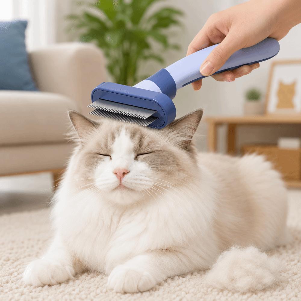 Adjustable Pet Comb Massage Function Self Cleaning Dog Brush New Dog Hair Comb Dogs