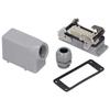 Heavy Duty Connectors 16 Contacts Side Out Industrial Waterproof Aviation Plug Socket