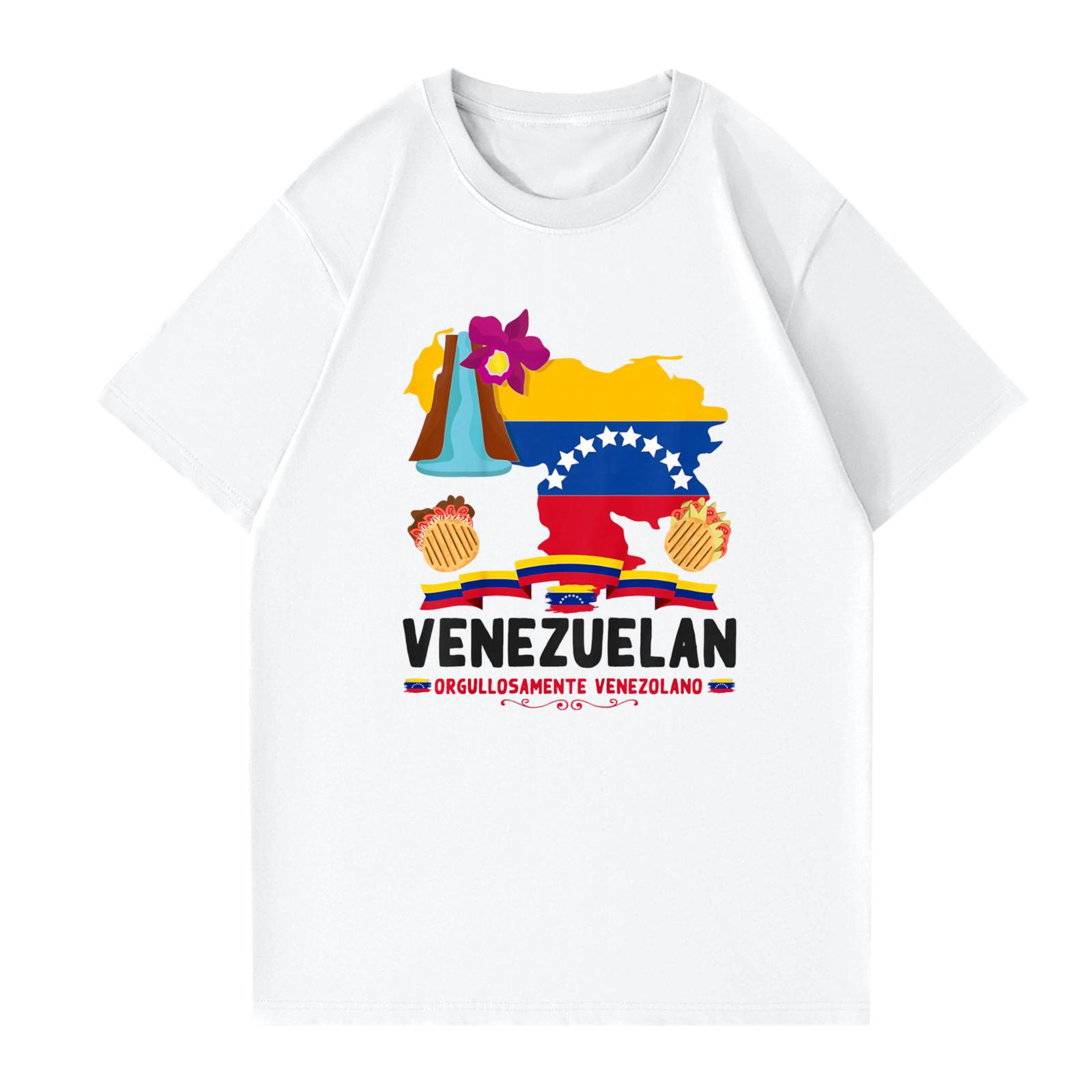 

Модна жіноча та чоловіча повсякденна футболка з круглим вирізом та принтом, з коротким рукавом, топ XL білий