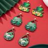 1 set of 3 pairs of new St. Patrick's Day earrings lucky grass rainbow beard wooden