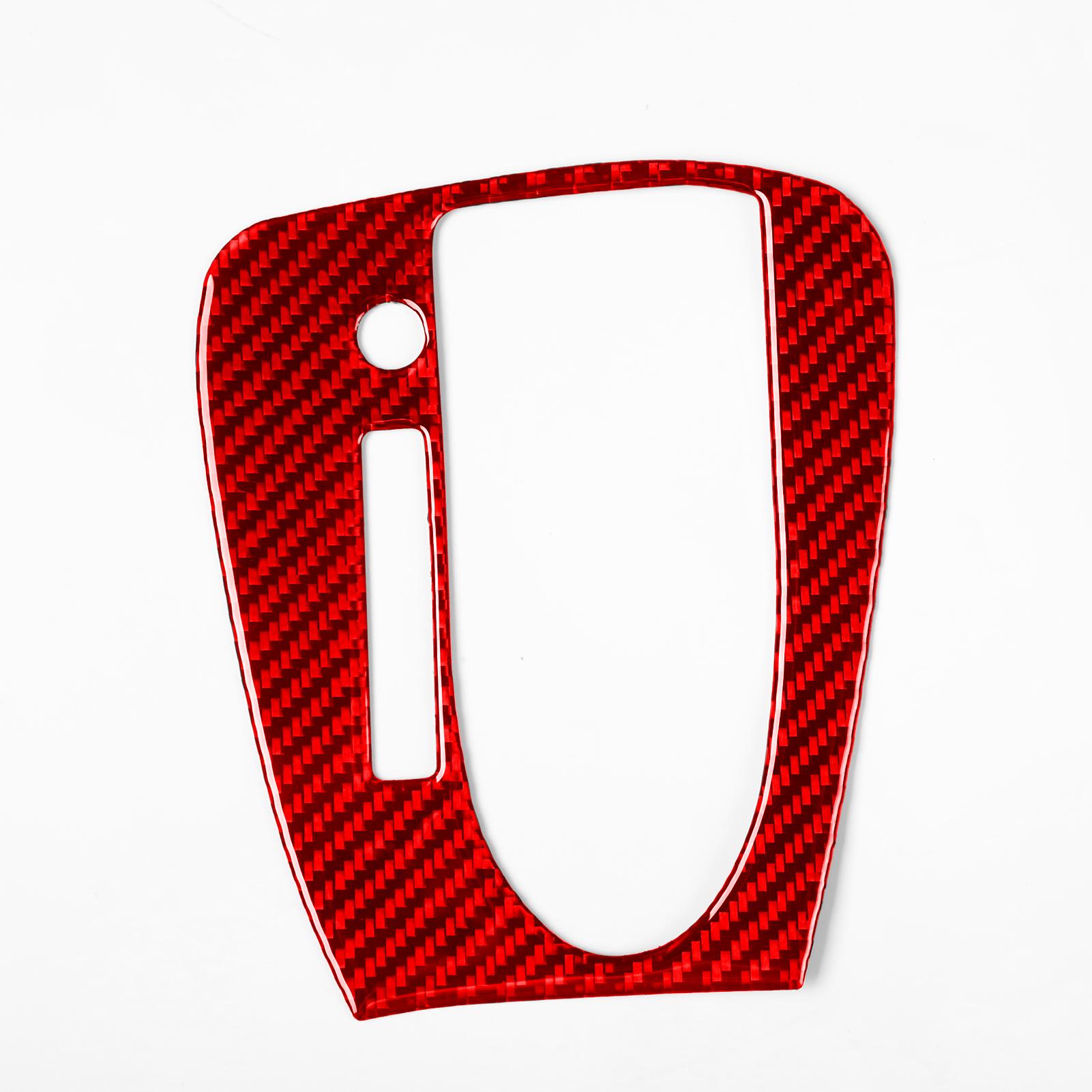 

Для Mercedes-Benz CLS C219 2004-2009 автомобиля коробка переключения передач панель наклейка крышка отделка из углеродного волокна интерьер красный