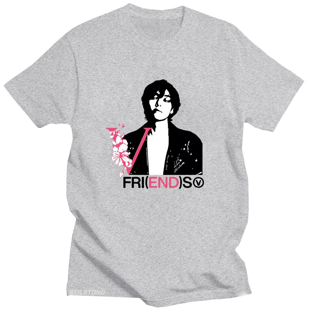 Miękki Taehyung Piątek(koniec)s Koszulki Koreańska Moda Letnie Damskie Koszulki z Nadrukiem Graficznym Bawełniane Krótki Rękaw Dziewczęce Koszulki