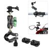 Alloy Metal Motorcycle Camera Holder Handlebar Bicycle Tripod Mount Bike Bracket for GoPro 12 DJI Insta Phone Camera Accessories