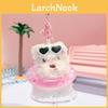  Porte-clés Adorable en Peluche Fête à la Piscine avec des Designs d'Animaux de Dessin Animé Créatifs pour des Cadeaux Amusants