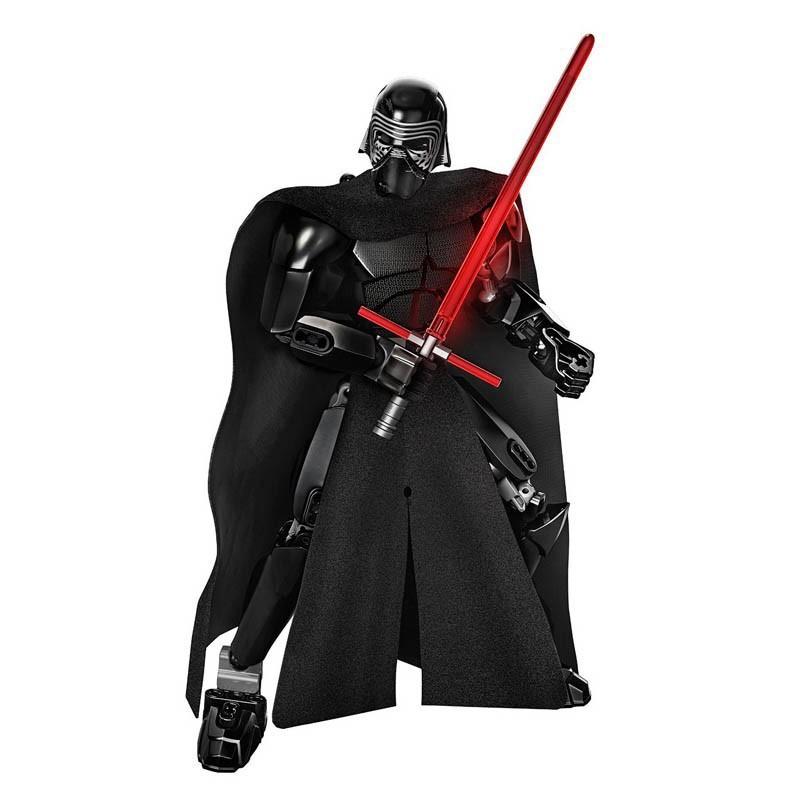 Klocki konstrukcyjne z serii Star Wars z ruchomymi mini figurkami do kreatywnej zabawy dla dzieci
