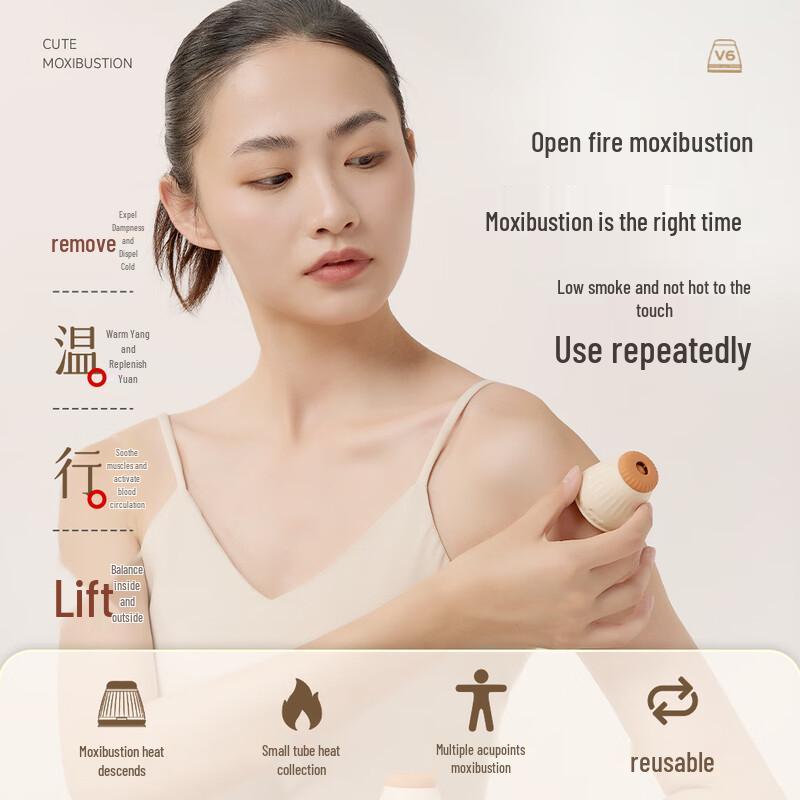 Aixiutang Portable Mini Moxibustion Device Set