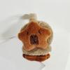 Plush Capybara Ear Warmers Fashion Portable Animal Earmuffs for Women and Girls Foldable Thick Earflaps Accessories